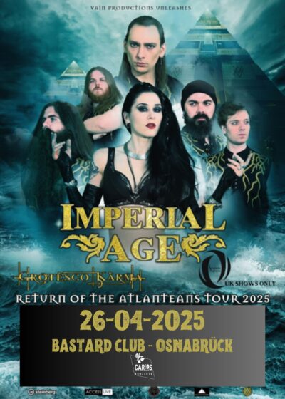 26.04.2025</br>IMPERIAL AGE & Special Guests</br><a href="https://bastardclub.de/" rel="noopener" target="_blank">Bastard Club</a>, Osnabrück