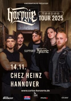 14.11.2025</br>HARPYIE & Support MYTHEMIA</br><a href="https://www.beichezheinz.de/" target="_blank">Béi Chéz Heinz</a>, Hannover