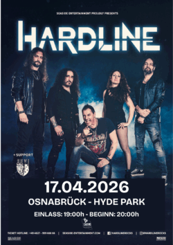 17.04.2026</br>HARDLINE & Special Guest SEVI</br><a href="https://www.hyde-park.de/" target="_blank">HYDE PARK</a>, Osnabrück