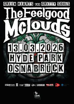 13.03.2026</br>THE FEELGOOD MCLOUDS</br><a href="https://www.hyde-park.de/" target="_blank">HYDE PARK Club</a>, Osnabrück