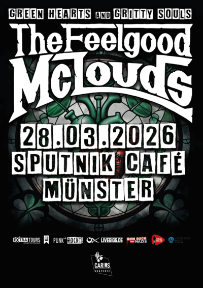 28.03.2026</br>THE FEELGOOD MCLOUDS</br><a href="https://www.sputnikhalle.de/#" target="_blank">SPUTNIKHALLE</a>, Münster