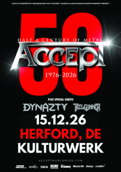 15.12.2026 ACCEPT & SPECIAL GUESTS <a href="https://www.kulturwerk-herford.de/" target="_blank">KULTURWERK HERFORD</a>, HERFORD