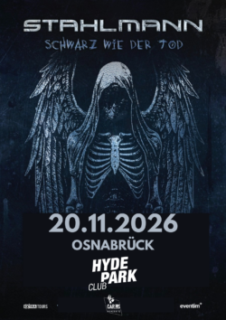 20.11.2026 STAHLMANN <a href="https://www.hyde-park.de/" target="_blank">HYDE PARK CLUB</a>, OSNABRÜCK